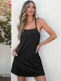 2026 Beach Vacation Outfits Tennis Athletic Workout Romper Dress Built in Shorts Travel Clothes